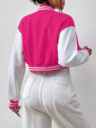 Damen College Jacke Mit Brustbuchstabe | Übergang