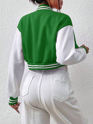 Damen College Jacke Mit Brustbuchstabe | Übergang