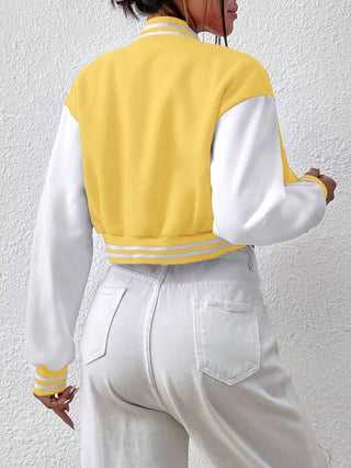 Damen College Jacke Mit Brustbuchstabe | Übergang