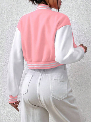 Damen College Jacke Mit Brustbuchstabe | Übergang