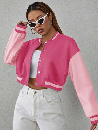 Damen College Jacke Mit Kurzschnitt | Übergang