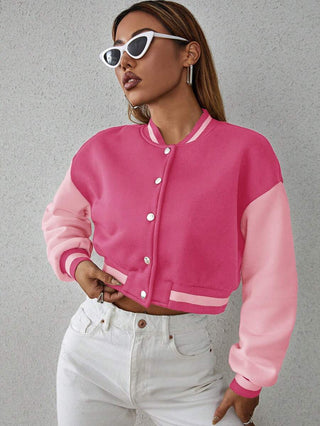 Damen College Jacke Mit Kurzschnitt | Übergang