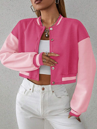 Damen College Jacke Mit Kurzschnitt | Übergang