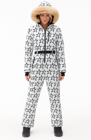 Damen Skianzug Mit Gürtel | Festlich