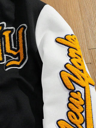 Unisex College Jacke Mit Kontrastärmeln | Übergang