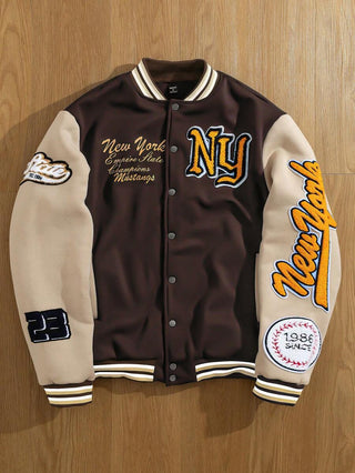 Unisex College Jacke Mit Kontrastärmeln | Übergang