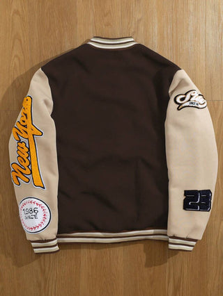 Unisex College Jacke Mit Kontrastärmeln | Übergang