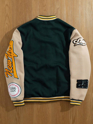 Unisex College Jacke Mit Kontrastärmeln | Übergang