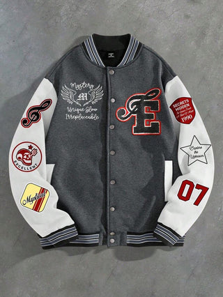 Unisex College Jacke Mit Kontrastärmeln | Übergang