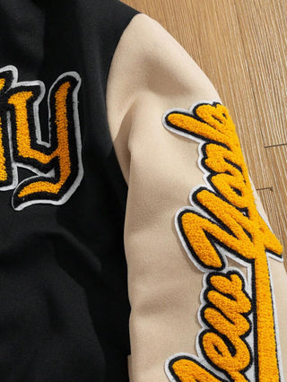 Unisex College Jacke Mit Kontrastärmeln | Übergang