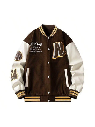 Unisex College Jacke Mit Stickereien | Übergang