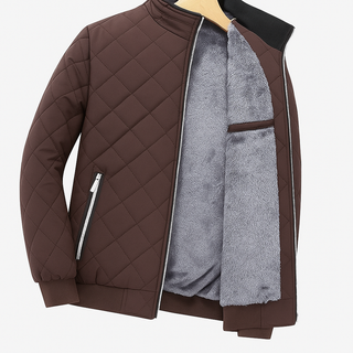 Herren Steppjacke Mit Fleecefutter | Winter