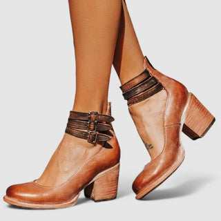 Alessa | Damen Sommer Absatzschuhe | Riemchen