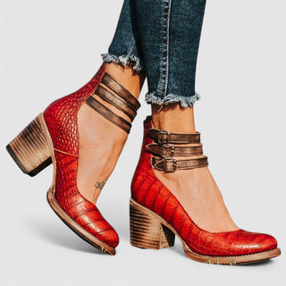 Alessa | Damen Sommer Absatzschuhe | Riemchen