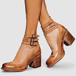 Alessa | Damen Sommer Absatzschuhe | Riemchen