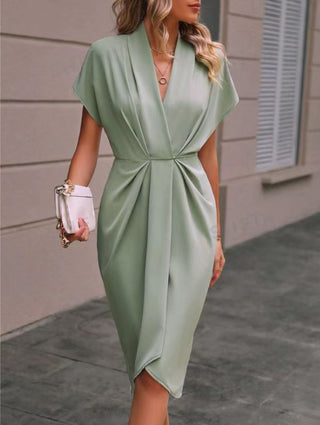 Alina | Damen festliche hochzeitsgast Kleid | Midi