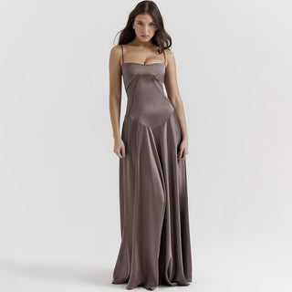 Amelie | Damen Elegantes Hochzeitsgast Kleid | Maxi
