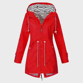 Aveline | Damen Lange Regenjacke