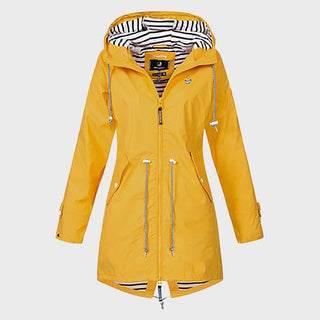 Aveline | Damen Lange Regenjacke