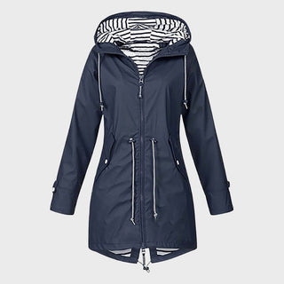 Aveline | Damen Lange Regenjacke