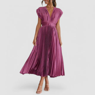 Celeste | Damen Elegante Hochzeitsgast Kleid | Midi