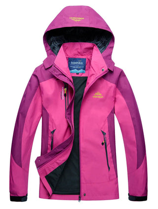 Celina | Damen Sportliche Regenjacke mit Kapuze