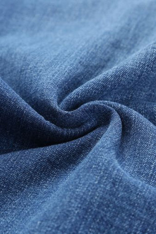 Damen Baggy Jeans Mit Faltenwurf & Taschen