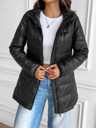 Damen Daunenjacke Mit Figurbetontem Schnitt | Winter