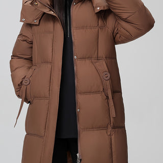 Damen Daunenjacke Mit Hohem Kragen | Winter