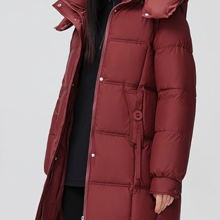 Damen Daunenjacke Mit Hohem Kragen | Winter