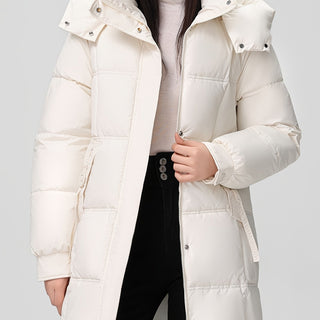 Damen Daunenjacke Mit Hohem Kragen | Winter