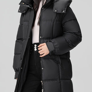 Damen Daunenjacke Mit Hohem Kragen | Winter