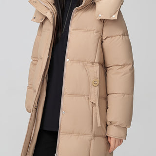 Damen Daunenjacke Mit Hohem Kragen | Winter
