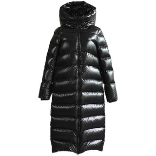 Damen Daunenjacke Mit Langem Schnitt | Winter