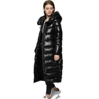 Damen Daunenjacke Mit Langem Schnitt | Winter