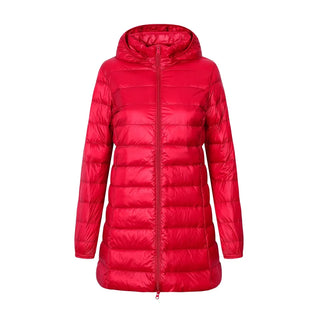 Damen Daunenjacke Mit Schmaler Steppung | Winter