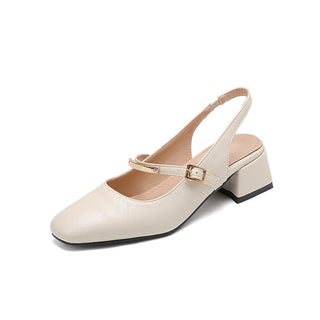 Damen Dirndl Schuhe Mit Blockabsatz | Riemchen