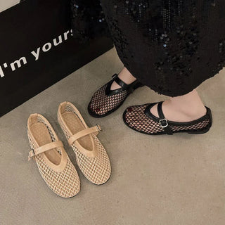 Damen Dirndl Schuhe Mit Netz-Design | Sommer