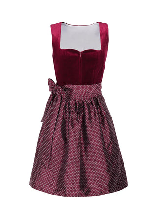 Damen Elegant Gemustertes Oktoberfest Dirndl Kleid | 2025