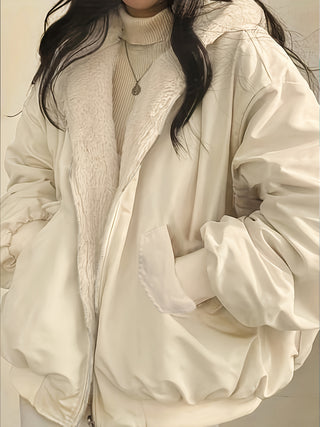 Damen Fleecejacke Mit Innenfutter | Winter