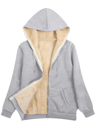 Damen Fleecejacke Mit Kapuze | Warmed