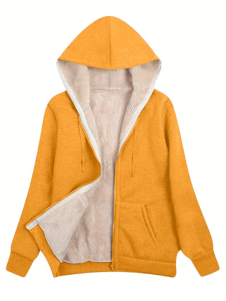 Damen Fleecejacke Mit Kapuze | Warmed