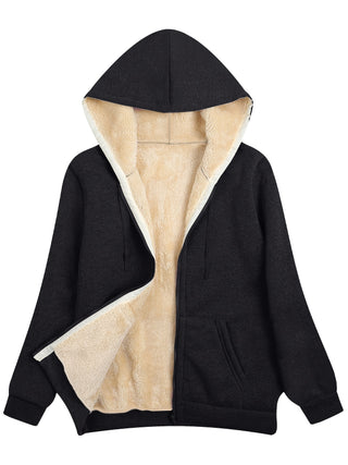 Damen Fleecejacke Mit Kapuze | Warmed