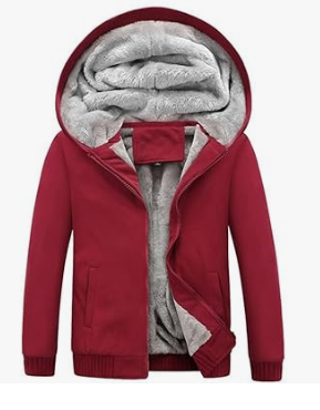 Damen Fleecejacke Mit Kapuze | Winter