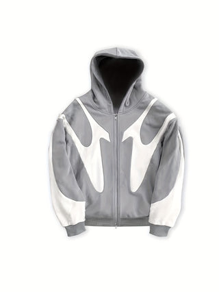 Damen Fleecejacke Mit Kontrastmuster | Bomber