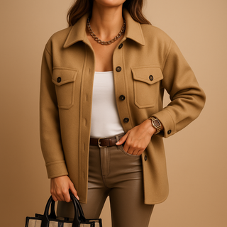 Damen Jacke Mit Brusttaschen | Herbst