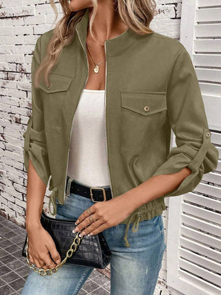 Damen Jacke Mit Reißverschluss | Herbst