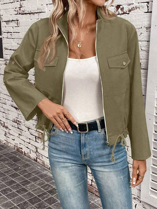 Damen Jacke Mit Reißverschluss | Herbst