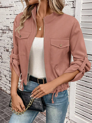 Damen Jacke Mit Reißverschluss | Herbst