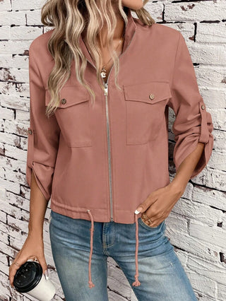 Damen Jacke Mit Reißverschluss | Herbst